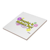 Elke dag is Moederdag! Bloemen en type Tegeltje (Zijkant)