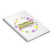Elke Dag Is Moederdag! Bloemenring Notitieboek (Rechterzijde)