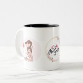 Elke dag is Moederdag Tweekleurige Koffiemok (Voorkant links)