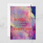 ELKE DAG IS NIET GOED, MAAR ER IS IETS BRIEFKAART (Voorkant / Achterkant)