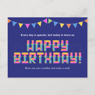 Elke dag is speciaal, maar vandaag is dat meer briefkaart