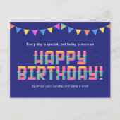 Elke dag is speciaal, maar vandaag is dat meer briefkaart (Voorkant)