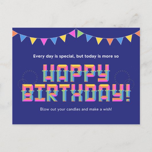 Elke dag is speciaal, maar vandaag is dat meer briefkaart (Voorkant)