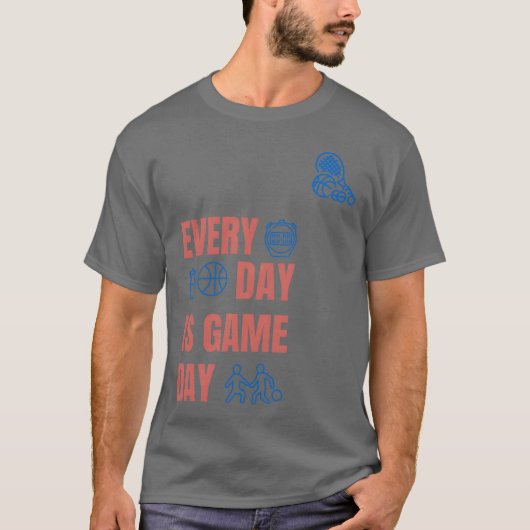 Elke dag is speldag vintage t-shirt (Voorkant)