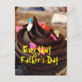 Elke dag is Vaderdag Briefkaart (Voorkant)