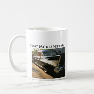 Elke dag is Vaderdag, Chevy Bel air, zwart Koffiemok