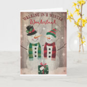 **ELKE DAG IS WONDERLAND MET JULLIE" CHRISTMAS KAART (Gele Bloem)