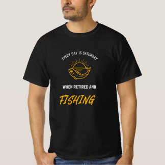 ELKE DAG IS ZATERDAG ALS JE MET PENSIOEN BENT EN V T-SHIRT