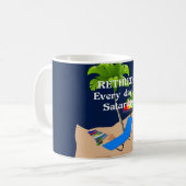 Elke dag is zaterdag. koffiemok (Voorkant links)