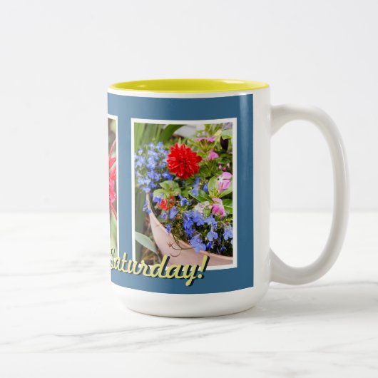 Elke dag is zaterdag Mok (Rechts)