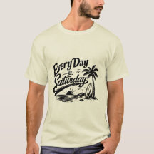 Elke Dag Is Zaterdag Retro Strand Vakantie Sfeer