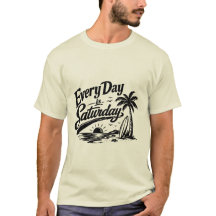 Elke Dag Is Zaterdag Retro Strand Vakantie Sfeer