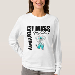 Elke dag juf ik mijn Hero Cererical Cancer T-shirt