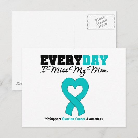 Elke dag juf ik mijn moeder briefkaart (Voorkant / Achterkant)