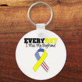 Elke dag juf ik mijn vriend Militaire Sleutelhanger (Voorkant)