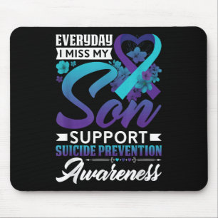 Elke dag juf ik mijn zoon Suicide Prevention Aware Muismat
