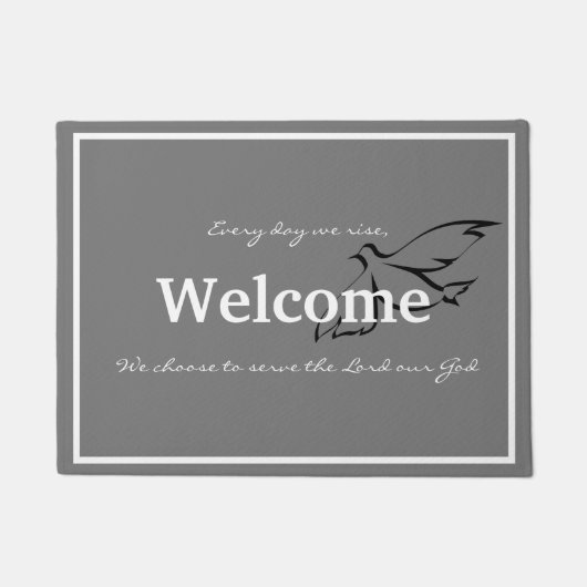 Elke dag kiezen we voor serve-Doormat Deurmat (Voorkant)