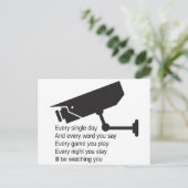 Elke dag kijk ik naar je briefkaart (Staand voorkant)