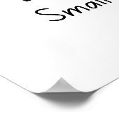 Elke dag kleine stapjes – Motivatie Poster (Hoek)