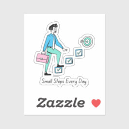 Elke dag kleine stapjes – Progress Sticker