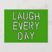 Elke dag lachen T-shirts, Gifts over lachen Briefkaart (Voorkant)