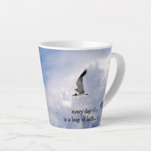 "Elke dag" Latte Mok (Rechterhoek)