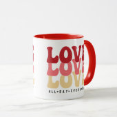 Elke dag liefde, Valentijnsdag Mok (Voorkant rechts)