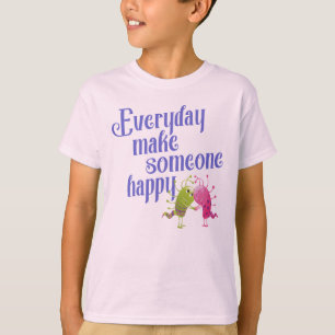 Elke dag maak je een gelukkige MONSTER T-shirt