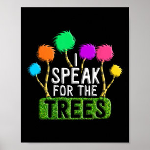 Elke dag maken bomen de aarde groen poster