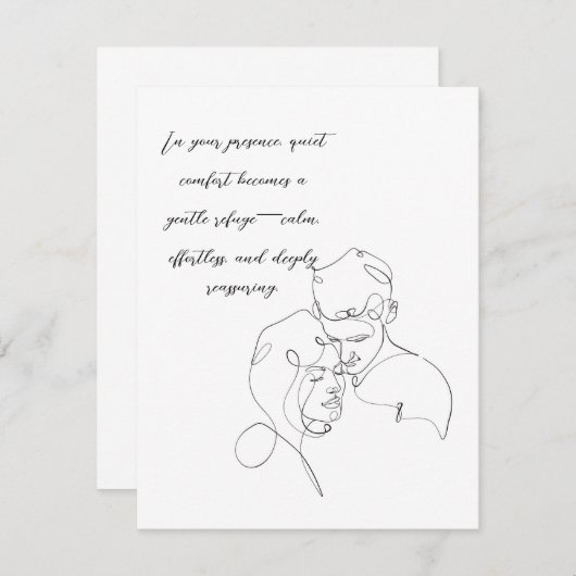 Elke dag met oprechte liefde Kaarten (Voorkant / Achterkant)