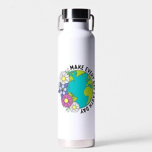 Elke dag milieubewust maken waterfles (Voorkant)