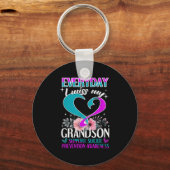 Elke dag mis ik mijn kleinzoon Zelfmoordpreventie Sleutelhanger (Voorkant)