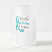 Elke dag mis ik mijn moeder ovariumkanker matglas bierpul (Voorkant links)