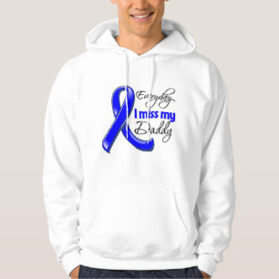 Elke dag mis ik mijn papa Colon Cancer Hoodie