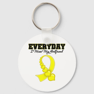 Elke dag mis ik mijn Vriendin. Sleutelhanger