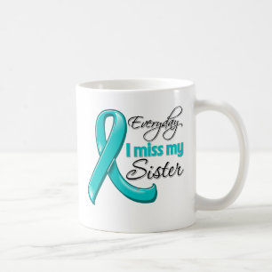 Elke dag mis ik mijn zuster Ovarian Cancer Koffiemok