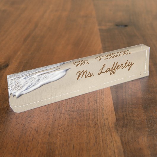 Elke dag naambordje (Zijkant)