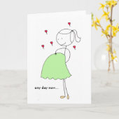 Elke dag nu kaart (Gele Bloem)