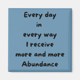 Elke dag ontvang ik meer vierkante magneet