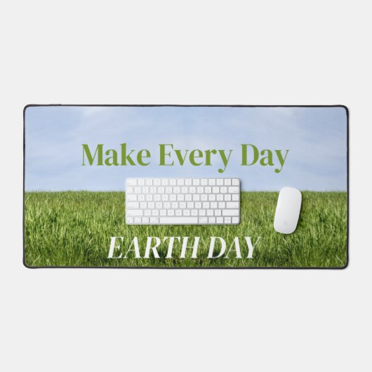Elke dag op aarde bureaumat (Keyboard & Muis)