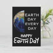 Elke dag op aarde, ga groen, Red onze planeet (Staand voorkant)