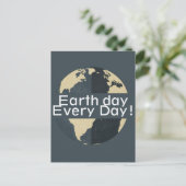 Elke dag op aarde, ga groen, Red onze planeet Briefkaart (Staand voorkant)