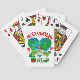 Elke dag op aarde pokerkaarten