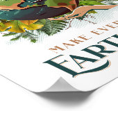 Elke dag op Aarde Poster (Hoek)