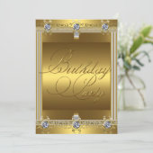 Elke dag op de avond Elegant Gold van de Ouderdhei Kaart (Staand voorkant)