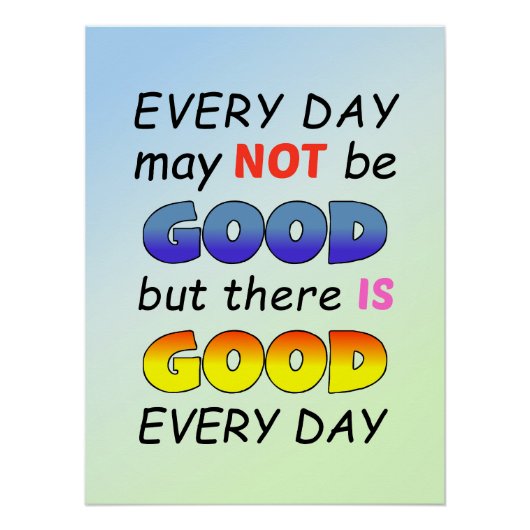 Elke Dag Perfect Poster (Voorkant)