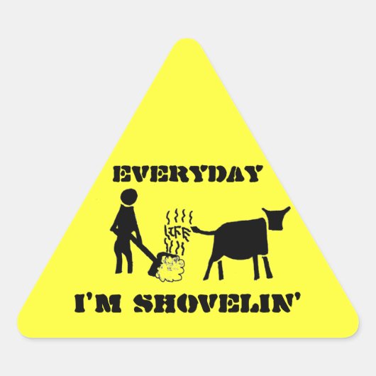 Elke dag schep ik sticker (Voorkant)