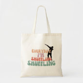 Elke dag schuifel ik de canvas tas (Voorkant)