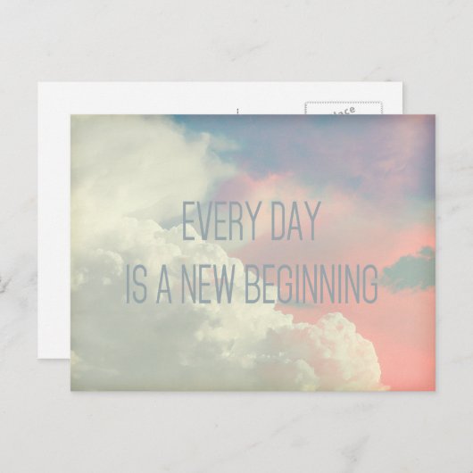 Elke dag Sky Briefkaart (Voorkant / Achterkant)