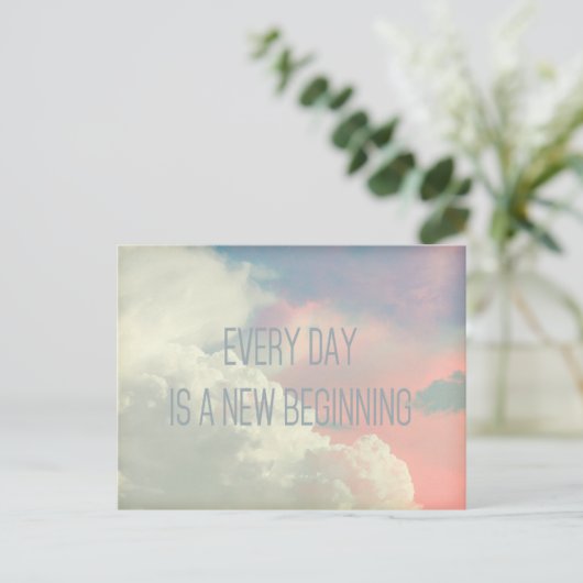 Elke dag Sky Briefkaart (Staand voorkant)